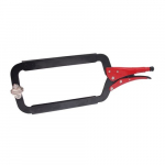 Plier C-Clamp with Swivel Pads, 11-13/16"
