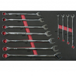 12-Point Full Polish Extra-Long Combination Wrench Set
