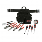 Electrician Tool Set with Polyester Pouch