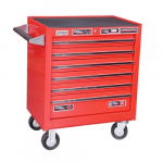 6-Drawer Super-Duty Roller Cabinet Red, 27"