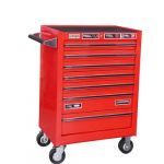 7-Drawer Super-Duty Roller Cabinet Red, 27"