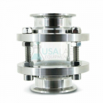 Tri-Clamp Sanitary Short Sight Glass Stainless 304 6"