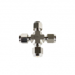 Compression Fittings, 4-Way, 1/4"
