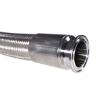 1.5 x 120" Tri Clamp Stainless Braided Hose