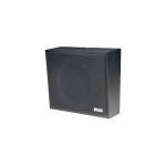 One-Way Amplified Wall Speaker, Black
