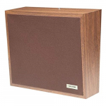 One-Way Amplified Wall Speaker, Woodgrain