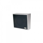 Amplified Metal Wall Speaker, Gray, 8 Inch