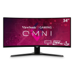 OMNI 34" Curved 1440p 1ms 144Hz Gaming Monitor