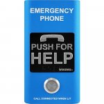 Compact Emergency Phone Blue Finish