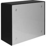 Black 6x7 Surface Mount Box with Panel