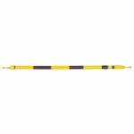 Retractable Cone Bar, 4' to 6', Yellow/Black
