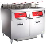 Electric Floor Fryer, 100 lb, Dig Controls, Filtration