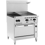 Endurance 36" Natural Gas Range, 24" Griddle