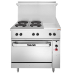 Endurance 36" Electric Range, 4 Plates, 208V