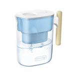 Water Filter Pitcher, Chubby Blue / White