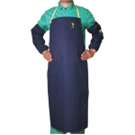 COOL FR 36" Bib Apron Cotton FR Treated Navy Blue