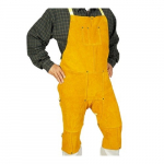 Golden Brown 42" Split Leg Bib Apron Leather