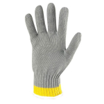 VS7 Glove, Large, Gray with Yellow Cuff