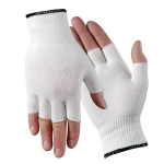 Medical Nylon Glove Liner, Half Finger, Men's