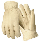 Grips Grain Cowhide Glove, Medium