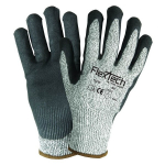 Flextech Glove With Sandy Nitrile Palm, Medium