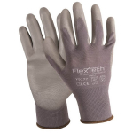 Synthetic Knit Shell Glove with PU Palm, Large