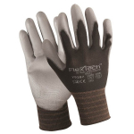 Synthetic Knit Shell Glove with PU Palm, Large