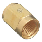 Gas Outlet Thread Type Brass Material Nut