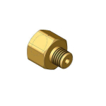 CGA-540 Gas Service Outlet Brass Adapter