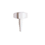Nut and Nipple to Tapered Barb White