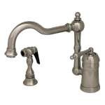 Faucet Handle with Traditional Swivel Spout