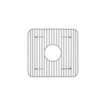 Steel Sink Grid for Small Basin, Rubber Feet