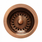 3-1/2" Kitchen Basket Strainer Antique Copper