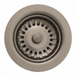 3-1/2" Kitchen Basket Strainer Brushed Nickel