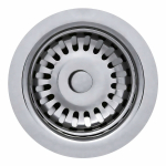 3-1/2" Kitchen Basket Strainer Polished Chrome