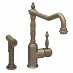 Faucet Handle with Traditional Swivel Spout