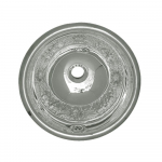 Decorative Round Floral Pattern Drop-In Basin