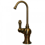 Hot Water Faucet with Gooseneck Spout