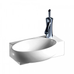 Isabella Collection Basin with Single Hole 17"