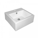 Square Wall Mount Basin w/ Overflow