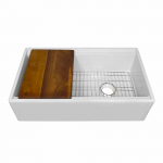 Kitchen Sink Walnut Wood Cutting Board Grid 33"