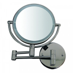 Led 7X Magnified Mirror, Brushed Nickel