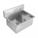 Brushed SS Commercial Drop-in or Wall Mount Sink