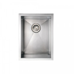 Brushed SS Commercial Single Bowl Sink, 15"