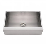 Brushed SS Commercial Single Bowl Sink, 33"