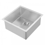 18" Kitchen Sink, Brushed Stainless Steel