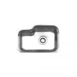 Noah's Collection Brushed Round Drop-in Sink 22"