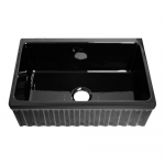 30" Reversible Sink, Black