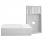 Large Reversible Sink, White
