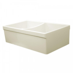 Reversible Bowl Sink, Biscuit